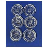 6 Fostoria Coasters