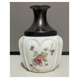 Floral Decorated Satin Water Bottle