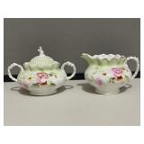 Porcelain Creamer & Sugar