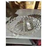 Indiana Glas Cubist Dish