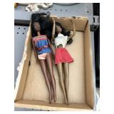 2 Vintage Black Barbies