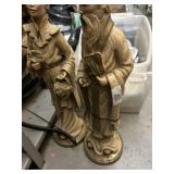 2 Piece Asian Statue