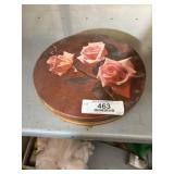 Vintage Mrs. Stevens Rose Tin