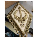 Lot of Decorative Gold Wall Hangings