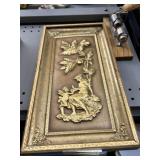 Vintage Mid Century Floral Wall Decor