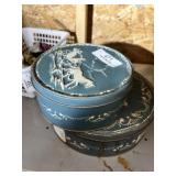 2 Shirley Jean Fruitcake Tins