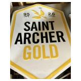 St. Archer Gold Sign