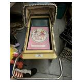 Vintage Toy Stroller & Doll