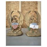 Pair of Eagle Bookends