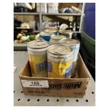 Flat of Collectible Vintage Cans