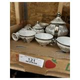 Lot of Silver Anniversary China