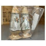 Hand Painted Floral Salt & Pepper Shaker