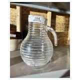 Italian Glass Pitcher