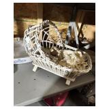Antique Dolls & Cradle