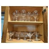 Lot of Fostoria Platinum Rimmed Glasses