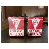 2 Boxes Vintage Gold Bond Bottlecaps