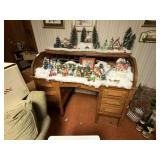 Monarch Vintage Oak Roll Top Desk