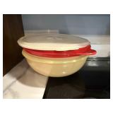 2 Large Vintage Tupperware Bowls