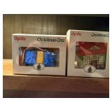 2 Spode Christmas Tree Ornaments