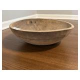 Round Wood Bowl