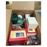 Box of Christmas Ornaments