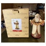 Jim Shore "Ivory / Gold Santa" Figure