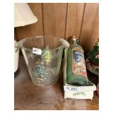 Spode Christmas Tree Sleigh & Wine Chiller