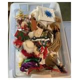Box of Christmas Ornaments