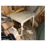 Antique Painted White Table