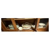 Shelf of Misc. Spode Christmas Tree Pieces