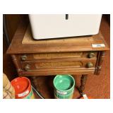 2 Drawer Antique Spool Cabinet