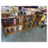 Shelf with Books & Misc. Collectibles