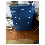 Painted 4 Drawer Chest & Contents