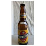 Large Sterling Beer Bottle