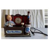 Vintage Pabst Blue Ribbon Clock