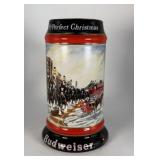 1992 Budweiser Holiday Beer Stein