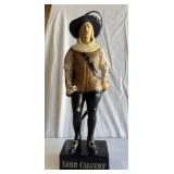 Lord Calvert Whiskey Chalk Figure / Display
