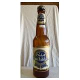 Large Pabst Blue Ribbon Beer Bottle