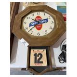 Sterling Mellow Beer Clock & Calendar