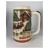 1984 Budweiser Holiday Beer Stein