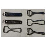 6 Vintage Beer Bottle / Can Openers