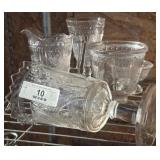 Victorian Matching Pattern Glass