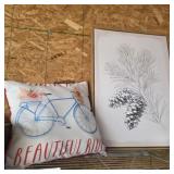 Oil Painting & Decorator Pillow