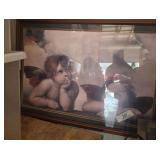 Framed Cherub Print