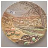 Large Hand Painted Wall Plaque