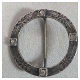 Antique Sterling Silver Brooch