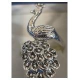 Unique Ornate Large Peacock Ring