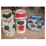Snowman Candles & Dï¿½cor