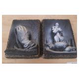 Vintage Plaster Wall Plaques