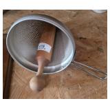 Vintage Dasher & Strainer